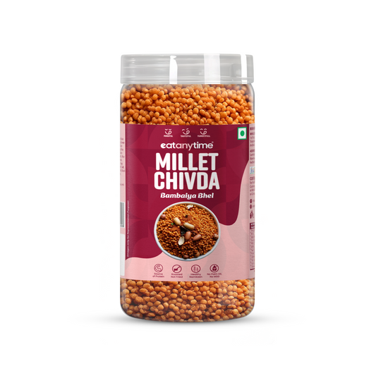 EAT ANYTIME Millet Chivda Bambaiya Bhel 300g - (Pack Of 2)