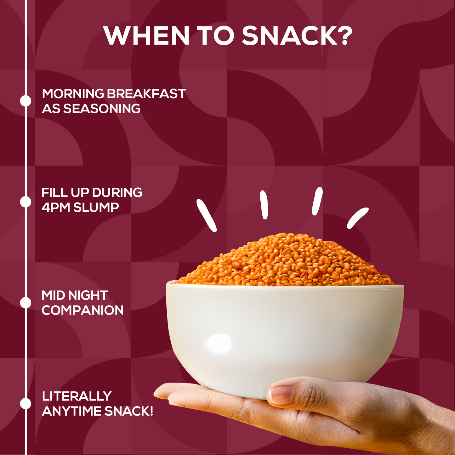 Eat Anytime Millet Chivda 600gm | Rich In Fiber & Protein Gluten-Free | No Artificial Additives | Healthy Snacking