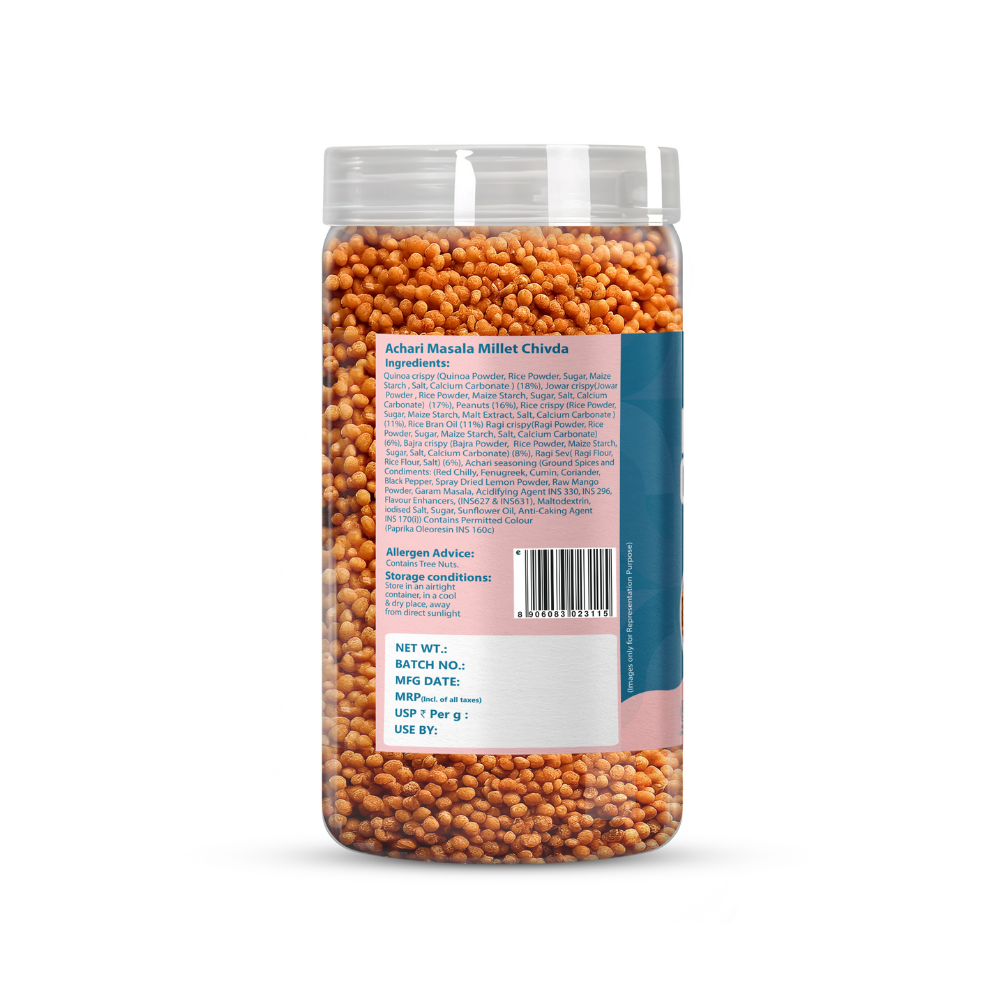 Eat Anytime Millet Chivda 600gm | Rich In Fiber & Protein Gluten-Free | No Artificial Additives | Healthy Snacking