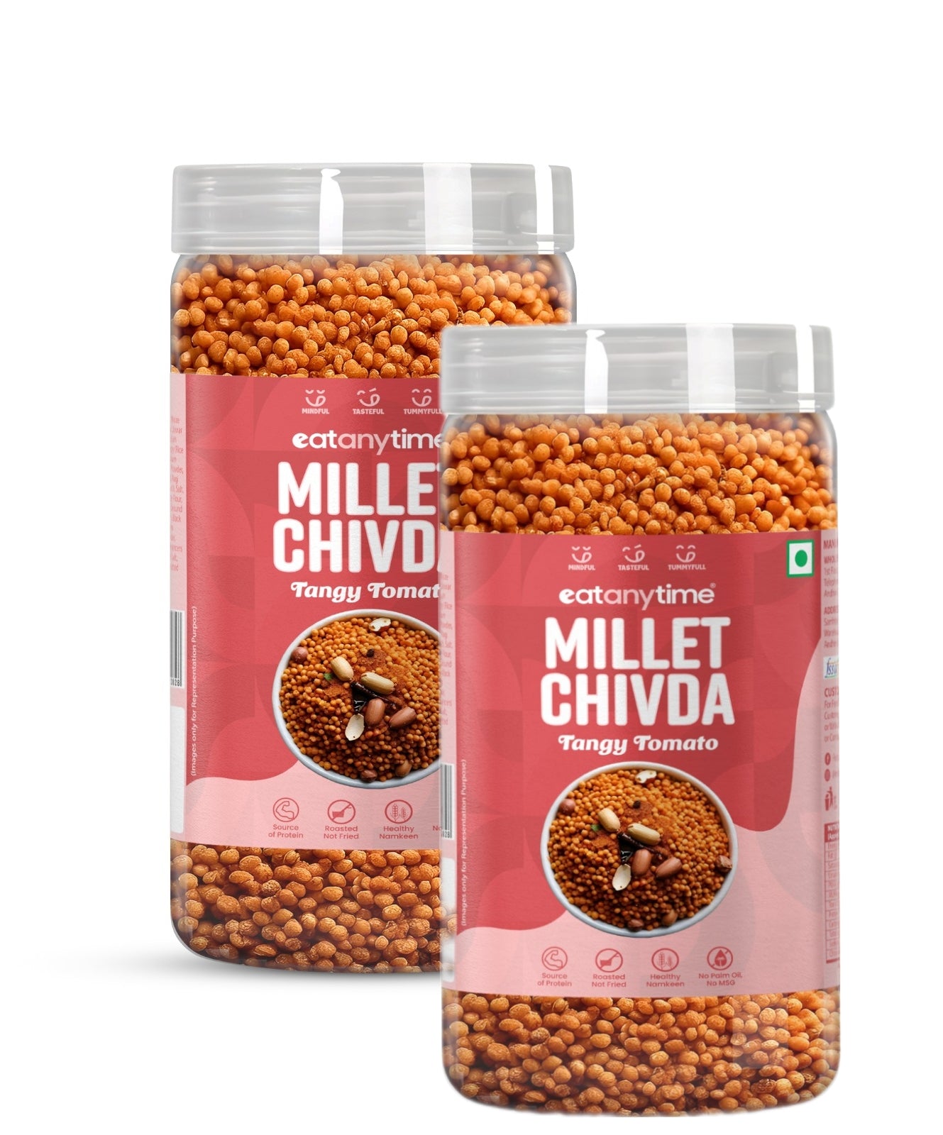 Eat Anytime Millet Chivda 600gm | Rich In Fiber & Protein Gluten-Free | No Artificial Additives | Healthy Snacking