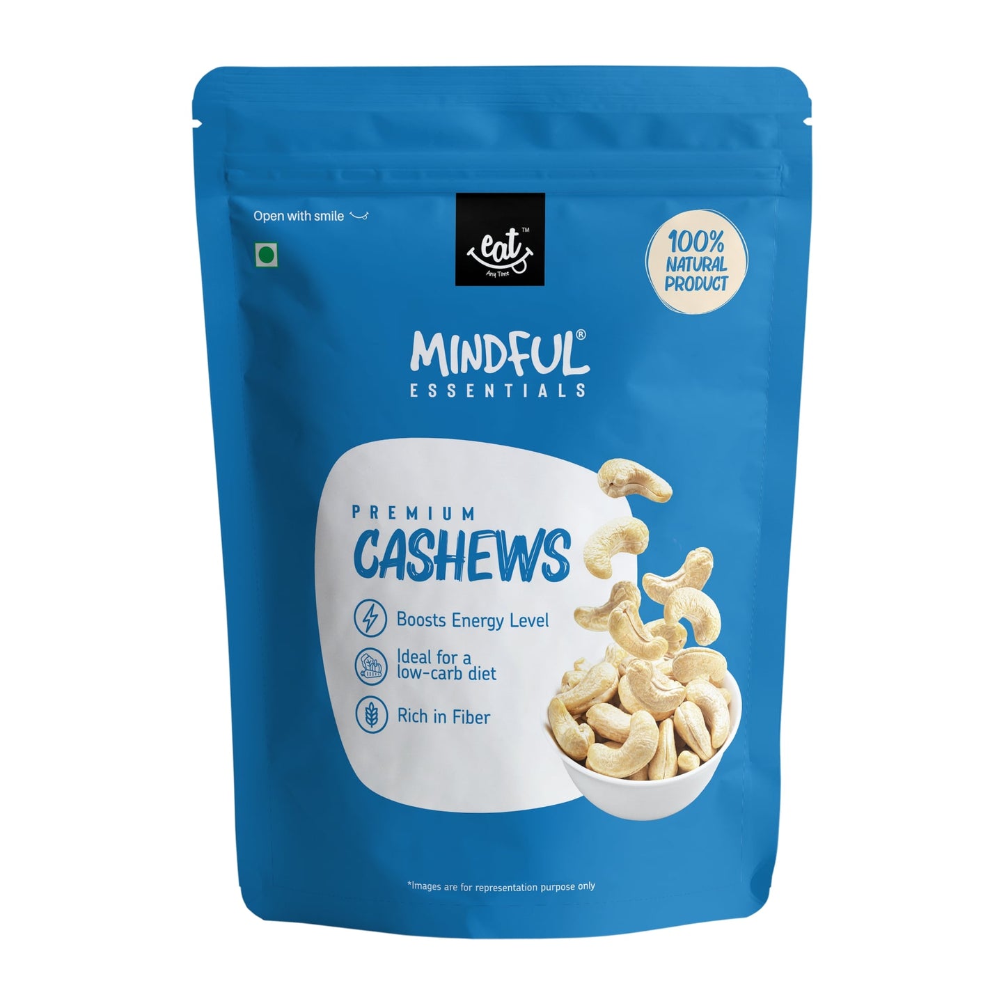 Eat Anytime Premium Cashew Combo Pack of 2