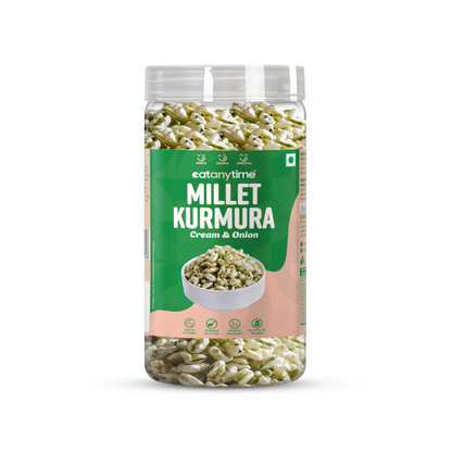 EAT ANYTIME Kurmura Cream & Onion 125g - (Pack Of 2)