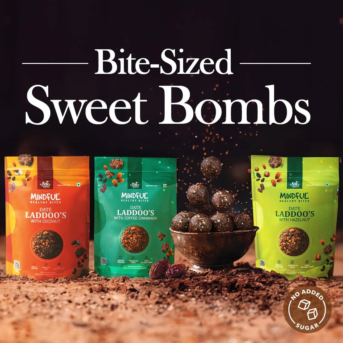 Mindful Bite Date Laddoos - All In One Pack Exclusive Launch Offer