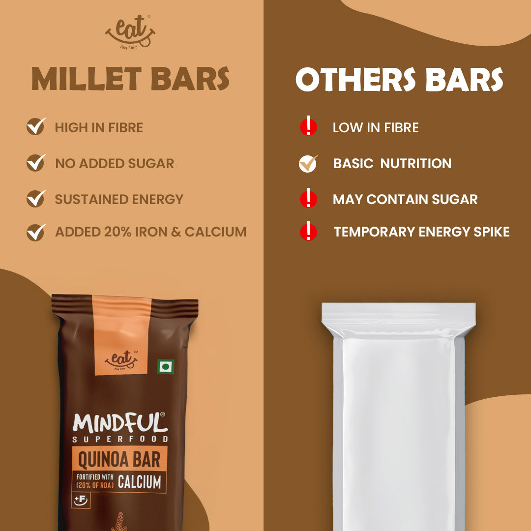 Millet Bars Variety Pack | ZERO Added Sugar | 25g Each