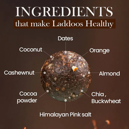 Mindful Bites Coconut Orange Date Laddoos - New Launch