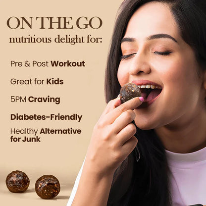 Mindful Bites Coconut Orange Date Laddoos - New Launch