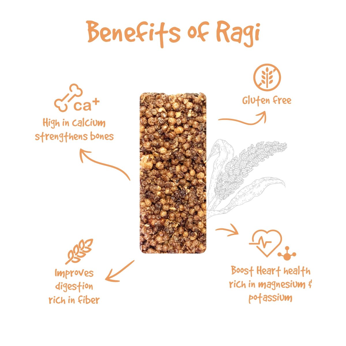 Ragi Bars Healthy Goodness With  Eat Anytime - Buy Now 