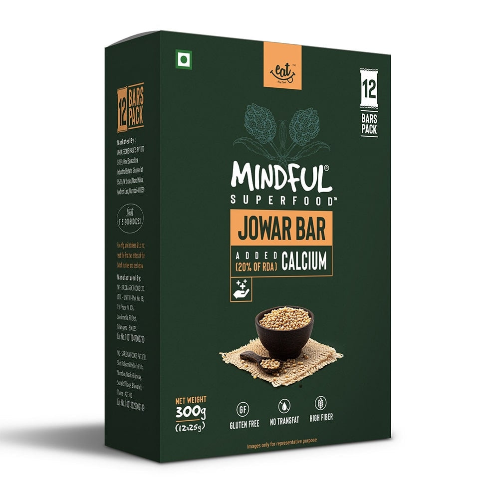 Mindful Jowar Millet Bar- EAT Anytime