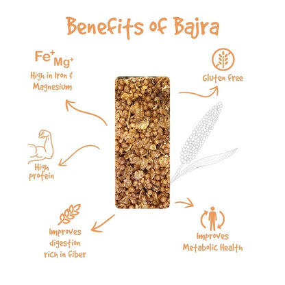 Eat Anytime Bajra Bar - Nutrient-Rich Gluten-Free Snack